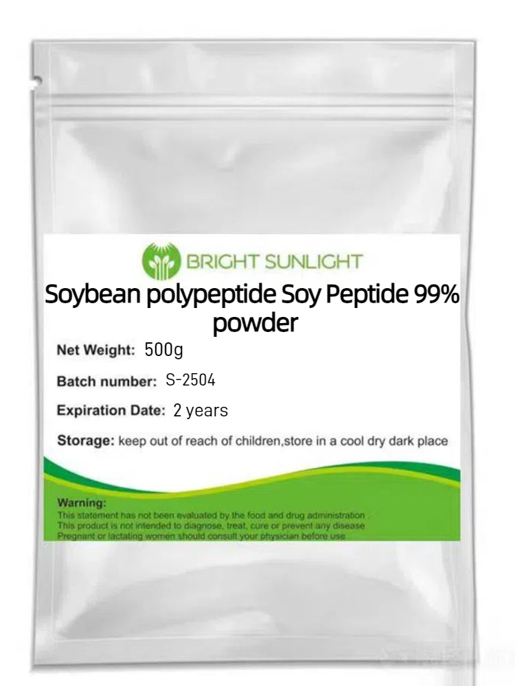 Bright sunlight Organic Soybean polypeptide Soy Peptide 99% Powder 200 grams - 1000 grams