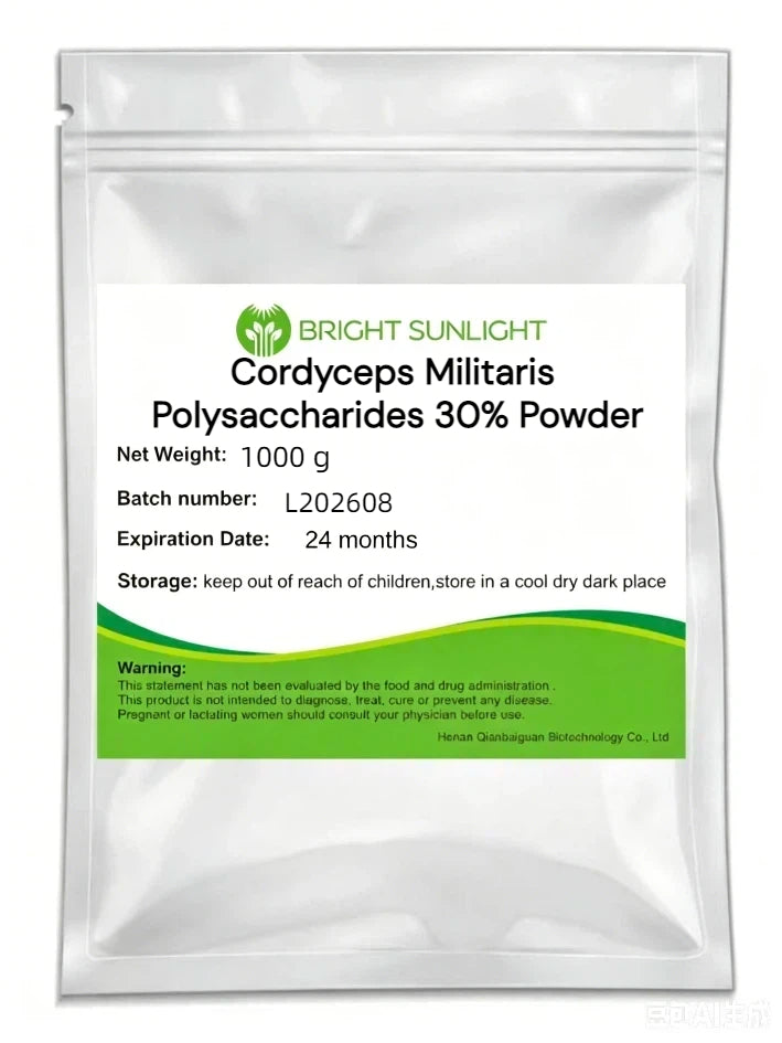 Bright sunlight Cordyceps Militaris Polysaccharides 30% Powder - 200 grams / 500 grams / 1000 grams