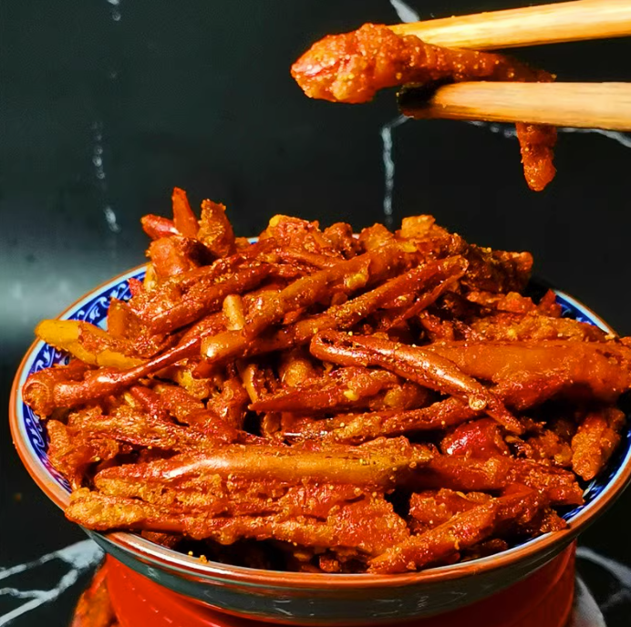 250g*2bottls. Dried Pepper Chili Crispy Thai Snack Seasoning Delicious Yummy