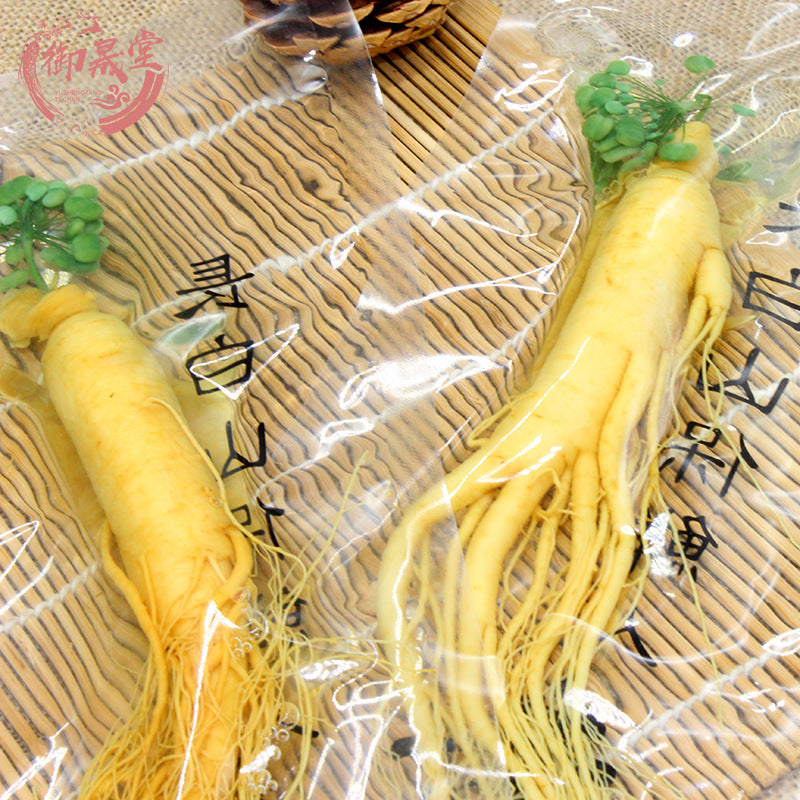 Bright sunlight 6 years Fresh White Ginseng Root Whole Root White Panax Roots