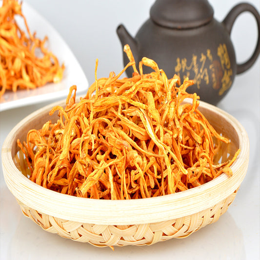 500g Cordyceps Sinensis Dried Mushroom Healthy Dietary Supplement