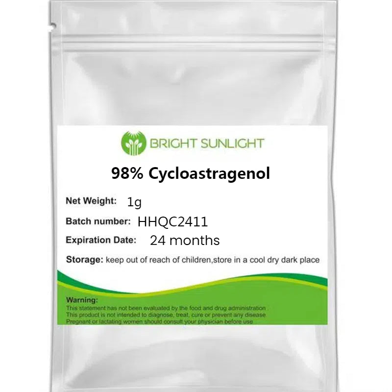 Bright sunlight 98% Cycloastragenol Pure Powder , 1 gram - 3 grams