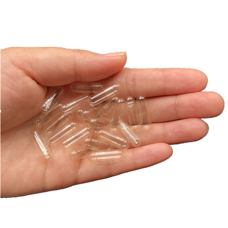 2000pcs EMPTY transparent CAPSULES ~SIZE 0 Glutinous rice capsule