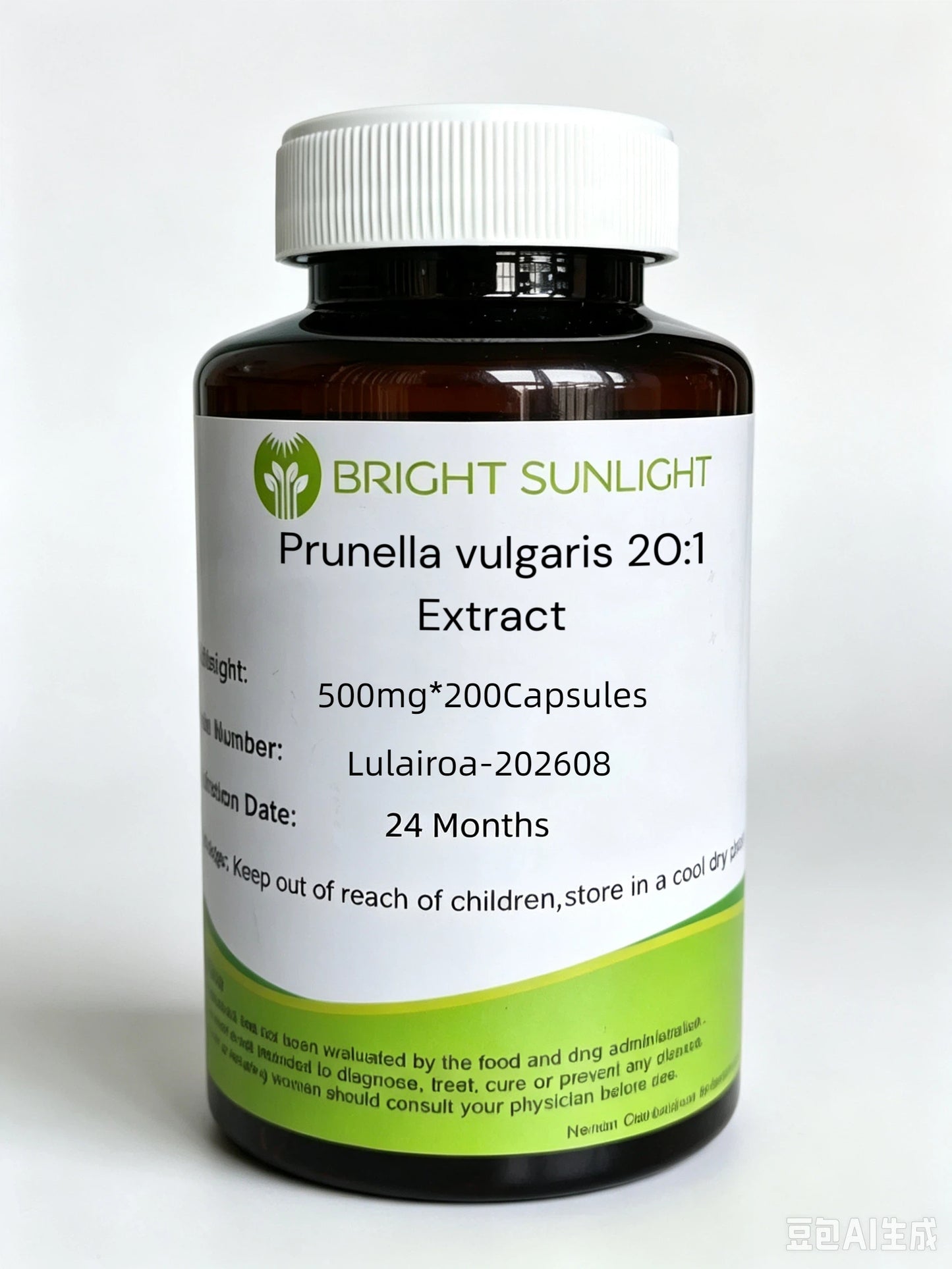 Bright sunlight Prunella vulgaris 20:1 Extract Capsules-500mg*200 capsules