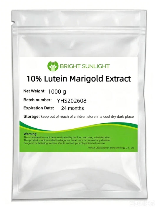 Lulairoa 10% Lutein ，Organic Marigold Powder Extract 30:1 , 200 grams - 1000 grams