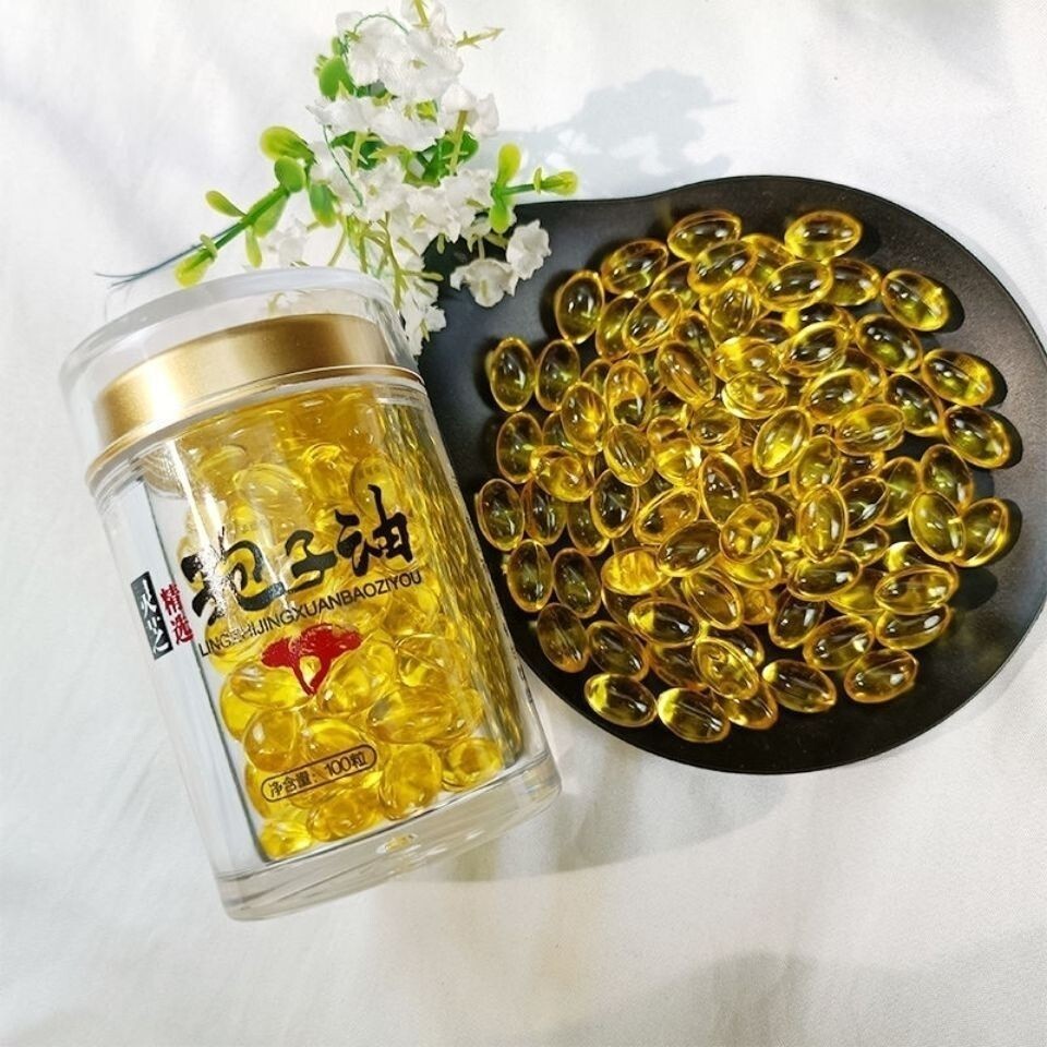 Bright sunlight Ganoderma Lucidum / Reishi Mushroom Extract Oil Softgels, Triterpenoid＞25% , 500mg*100softgels