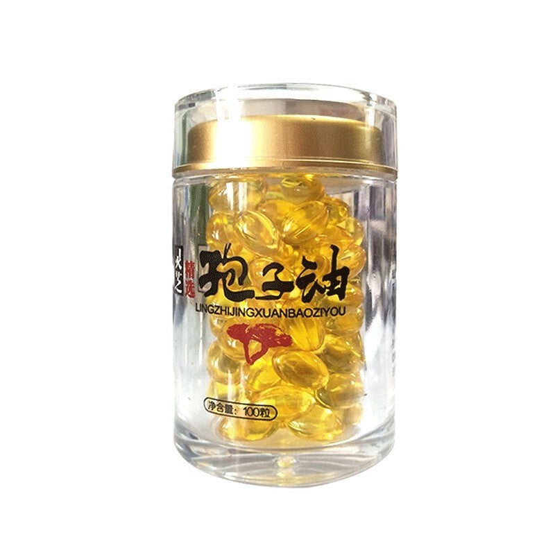 Bright sunlight Ganoderma Lucidum / Reishi Mushroom Extract Oil Softgels, Triterpenoid＞25% , 500mg*100softgels