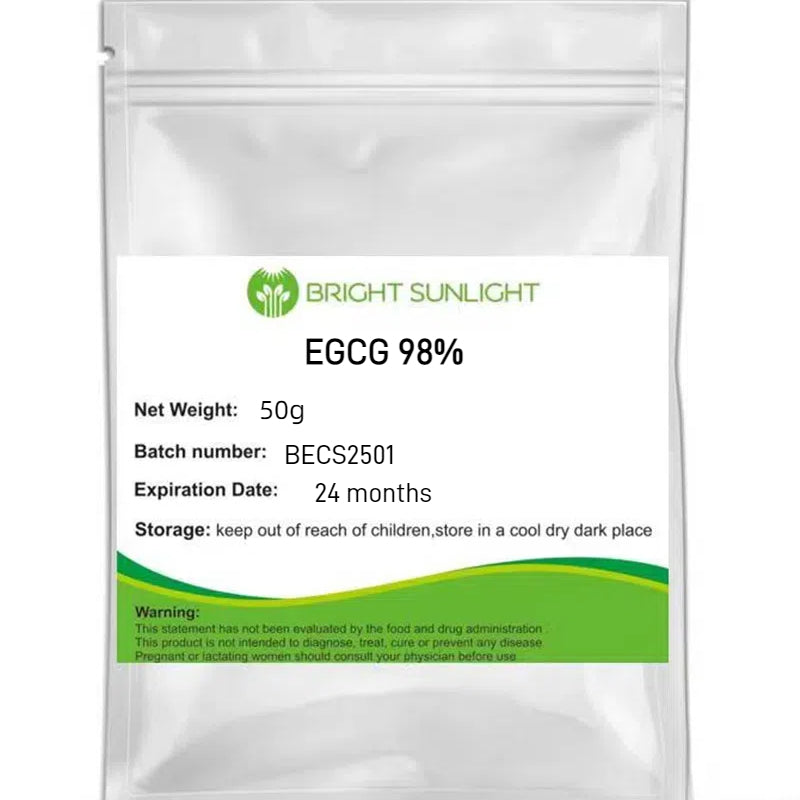 Bright sunlight EPICATECHIN 98% Pure Powder EGCG | Green Tea Extract  - 50 grams | 100 grams