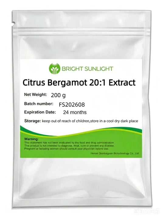 Bright sunlight Pure Citrus Bergamot 20:1 Extract Powder , 200 grams - 1000 grams