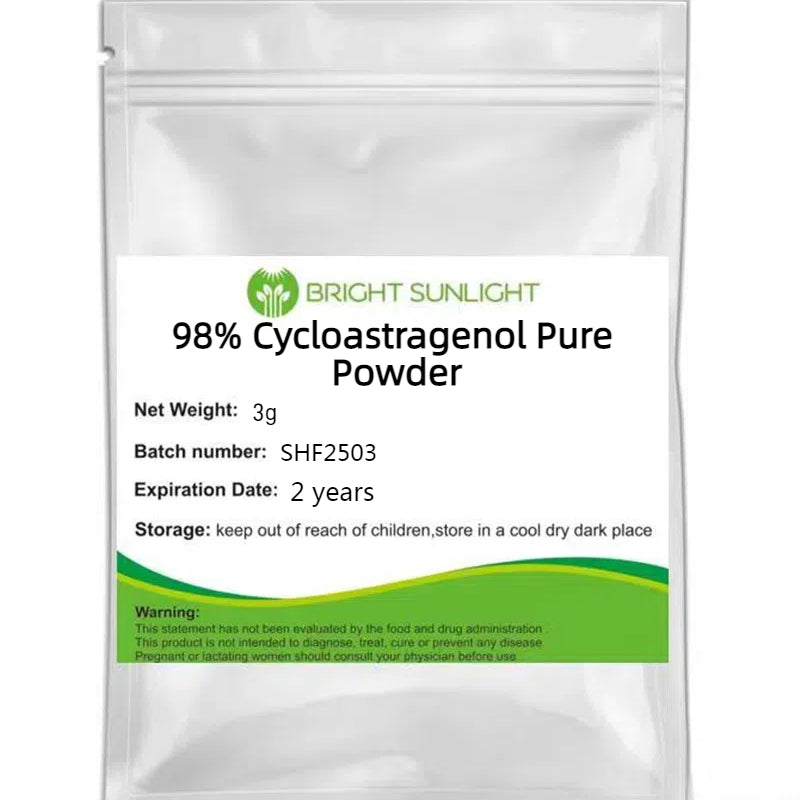 Bright sunlight 98% Cycloastragenol Pure Powder , 1 gram - 3 grams