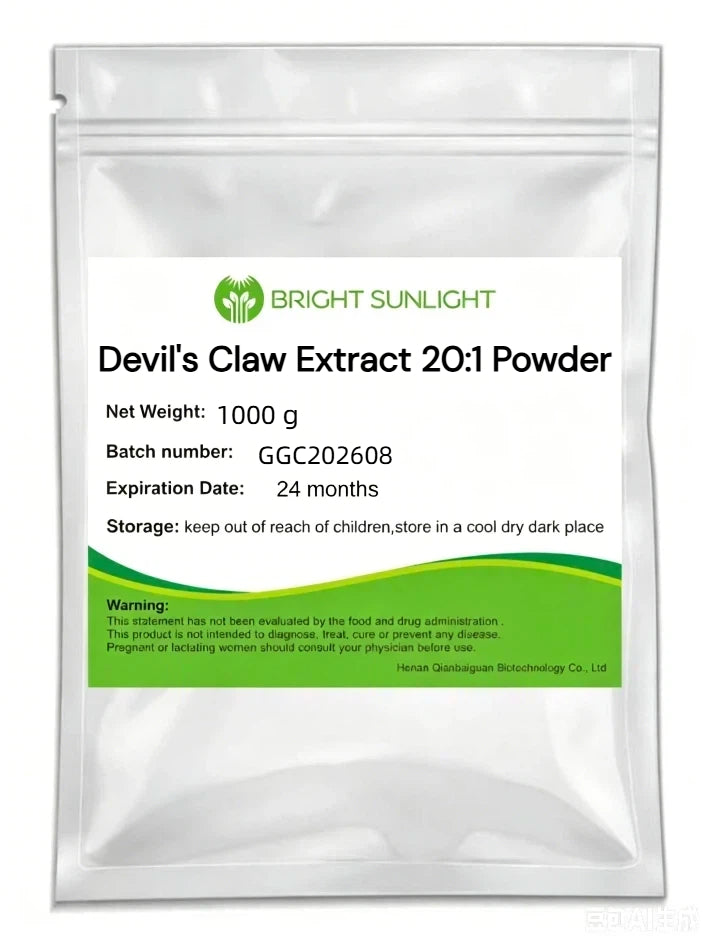 Bright Sunlight Devil's Claw Extract 20:1 Powder (Harpagophytum procumbens) — 200g / 500g / 1000g Bulk
