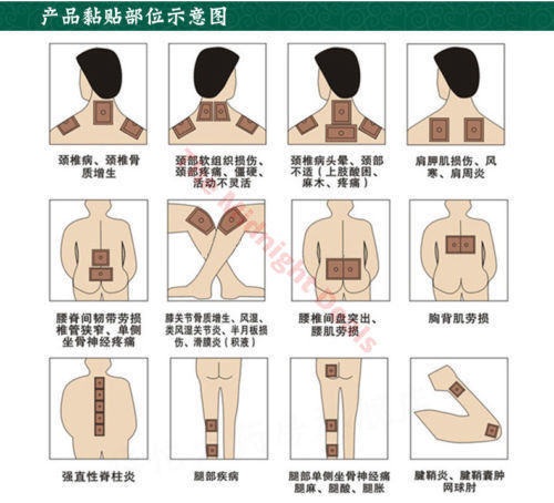 100 Patches LingRui Musk Strengthen Bone Relieving Pain Plaster 羚锐壮骨麝香止痛膏药 共10 packets