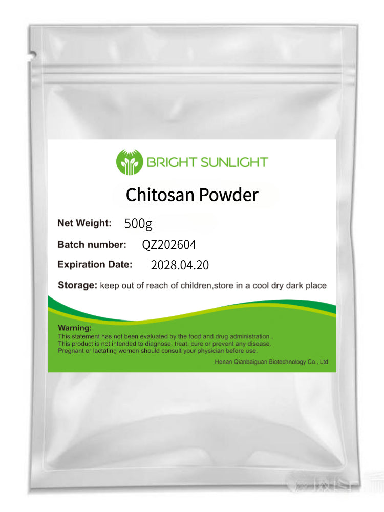 Bright sunlight Pure Natural 99% Chitosan Powder  -  200 grams / 500 grams / 1000 grams