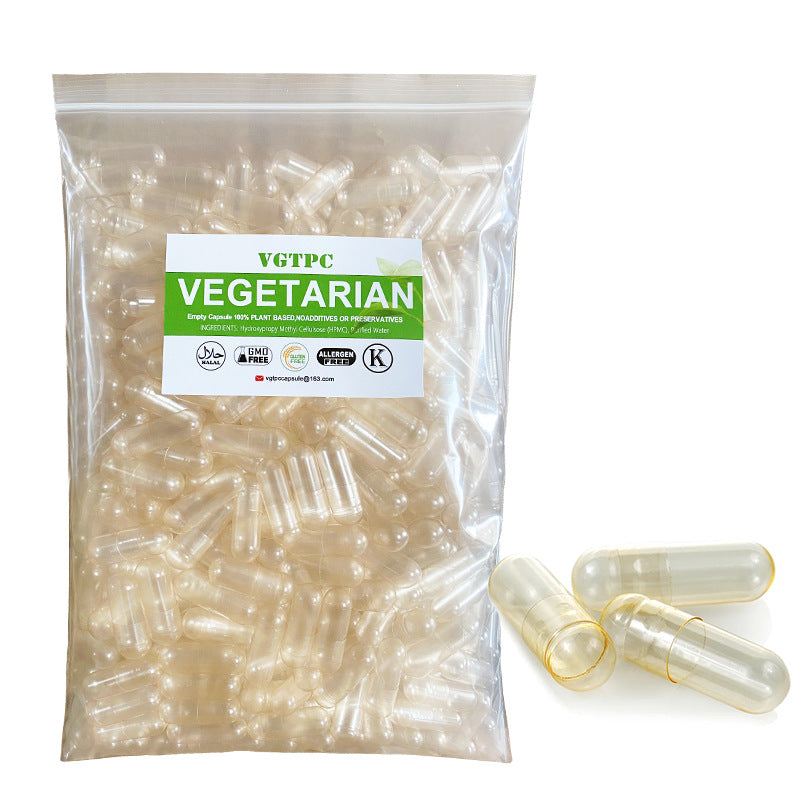 2000pcs EMPTY transparent CAPSULES ~SIZE 0 Glutinous rice capsule