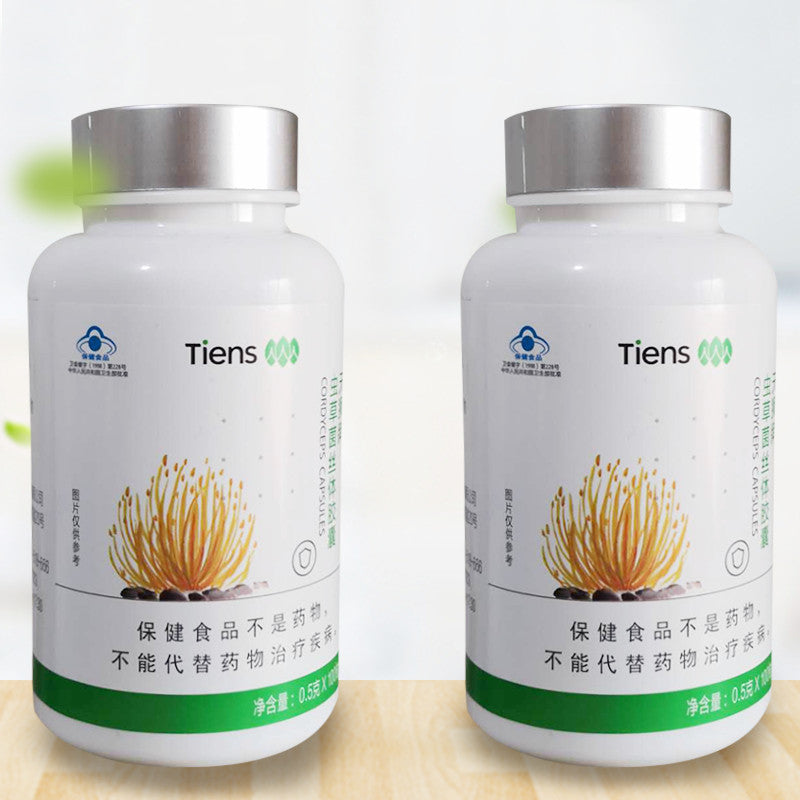 Tiens Cordyceps Capsule Tianshi Enhanced Immunity 100% Original ,500 mg * 100 Capsules