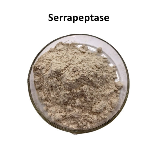 Pure Serrapeptase Powder 200,000SPU/g , 200 grams-1000 grams