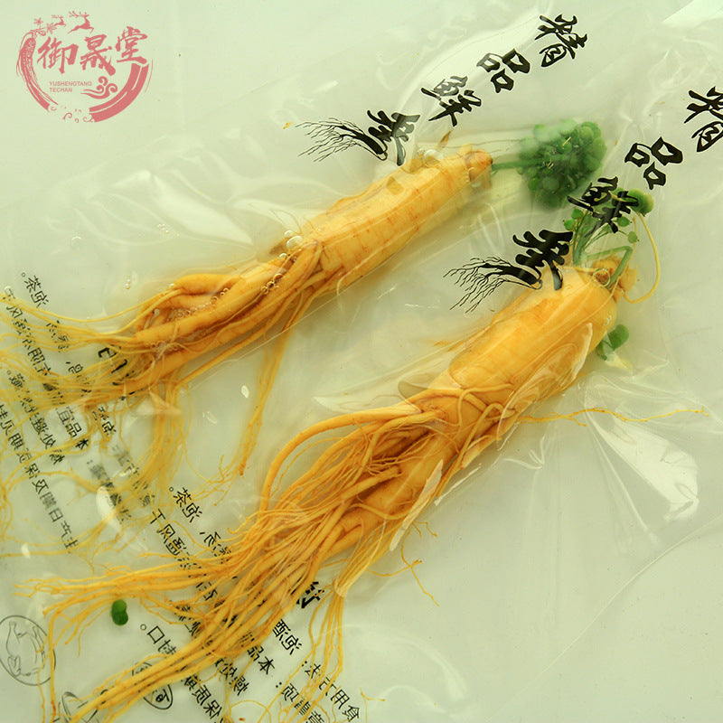 Bright sunlight 6 years Fresh White Ginseng Root Whole Root White Panax Roots