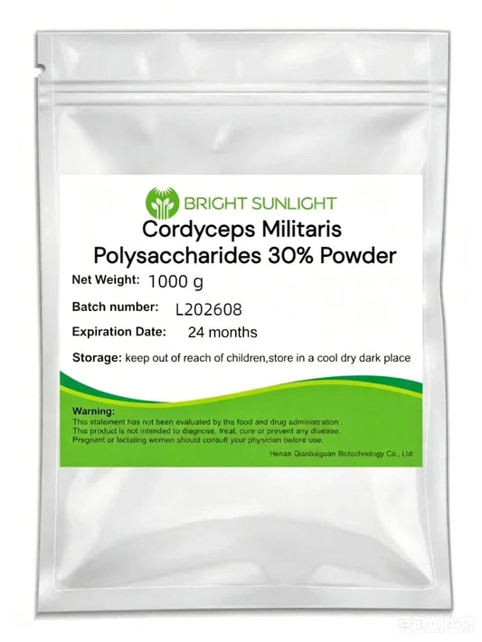 Lulairoa Cordyceps Militaris Polysaccharides 30% Powder  - 200 grams / 500 grams / 1000 grams