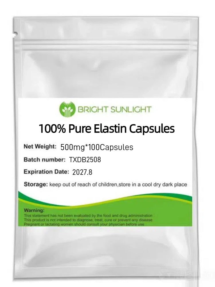 Bright sunlight 100% Pure Elastin Capsules 500mg* 100Capsules /200Capsules