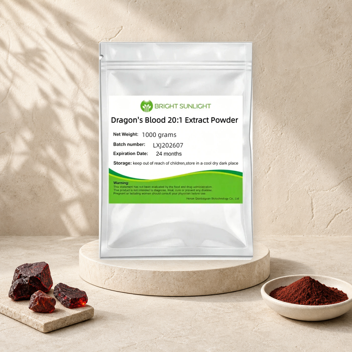 Lulairoa Dragon's Blood 20:1 Extract Powder ( Resina Draconis ) .