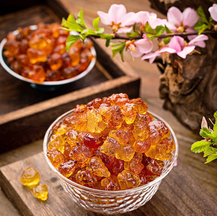 Bright sunlight Peach Resin Gum Jelly Tao Jiao Dried Food Natural Plant Skin Collagen