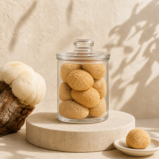 HOU TOU GU - 猴头菇 - Dried Monkey Head Mushroom, Hericium Erinaceus, Lions Mane Mushroom